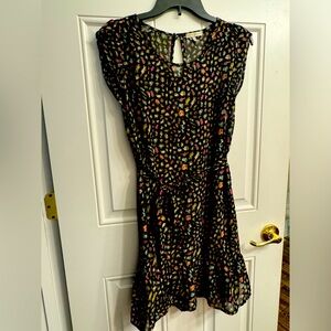 Adorable multicolor spotted mini dress
